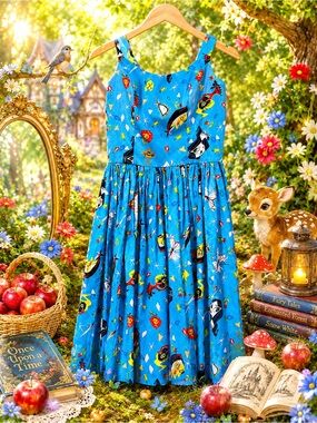 Pinup Couture Snow White Stephanie Buscema print-Rare Find-Size Large